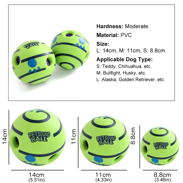 Squeaky Dog Toy Ball