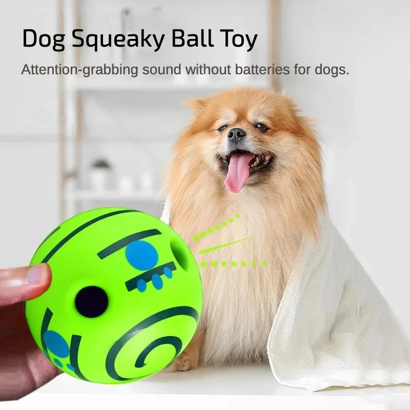 Squeaky Dog Toy Ball